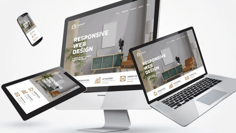 وبسایت واکنشگرا روی مانیتور، لپتاپ، تبلت و موبایل بهصورت هماهنگ