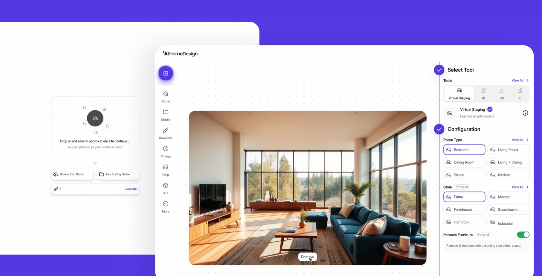 AI Homedesign Dashboard
